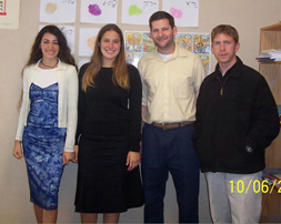 Bnei Akiva Shlihim: Miri Michaeli, Liat Gilat, Yoni Sacks,  Gabi Berger